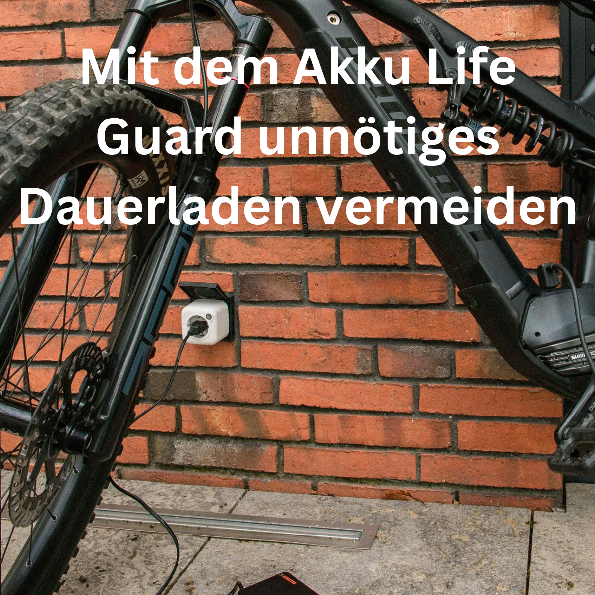 Automatische Netztrennung nach Ladung E-Bike durch Akku Life Guard